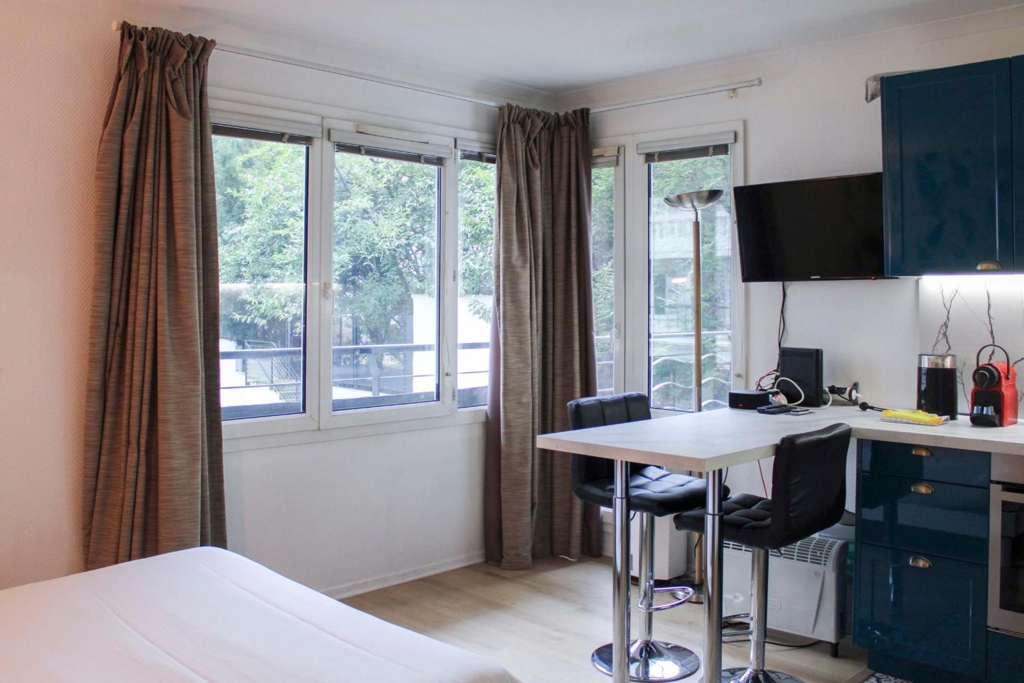 Bright Studio Of 29M With Wifi Near Paris Issy-les-Moulineaux Exterior foto